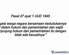 Pasal 27 Ayat 3 Uud 1945 Berbunyi Tentang